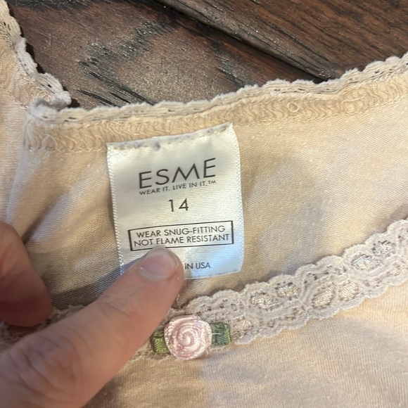 Esme Cozy Cream Kids Pajamas - Picture 3 of 3